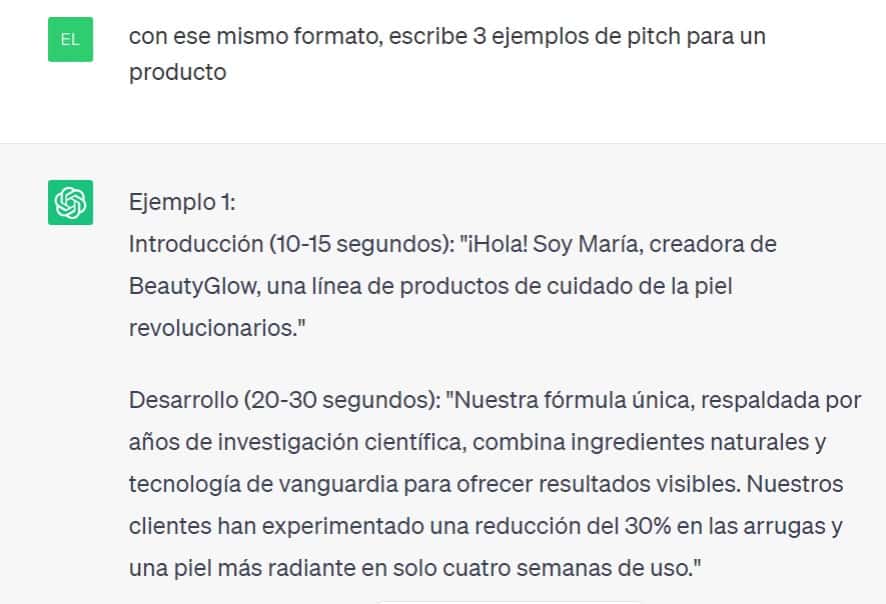 ejemplos de pitch para un producto