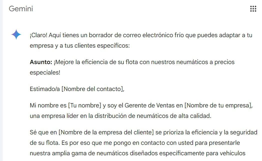 tipos de correos electronicos - gemini