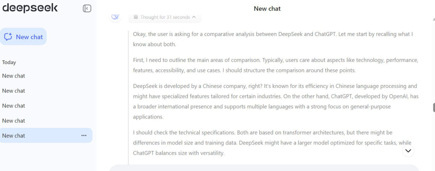 deepseek y chatgpt